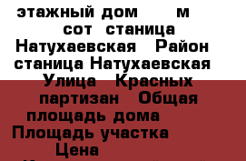 2-этажный дом, 256 м², 14 сот, станица Натухаевская › Район ­ станица Натухаевская › Улица ­ Красных партизан › Общая площадь дома ­ 256 › Площадь участка ­ 1 400 › Цена ­ 7 700 000 - Краснодарский край, Новороссийск г. Недвижимость » Дома, коттеджи, дачи продажа   . Краснодарский край,Новороссийск г.